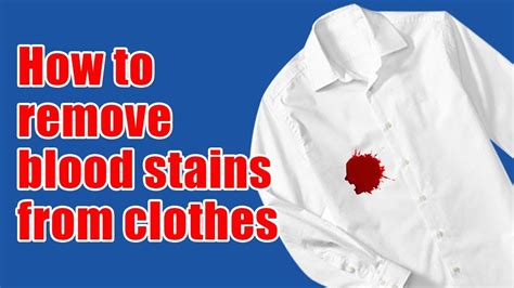 how to get fake blood off your clothes|blood in clothing remove tricks.